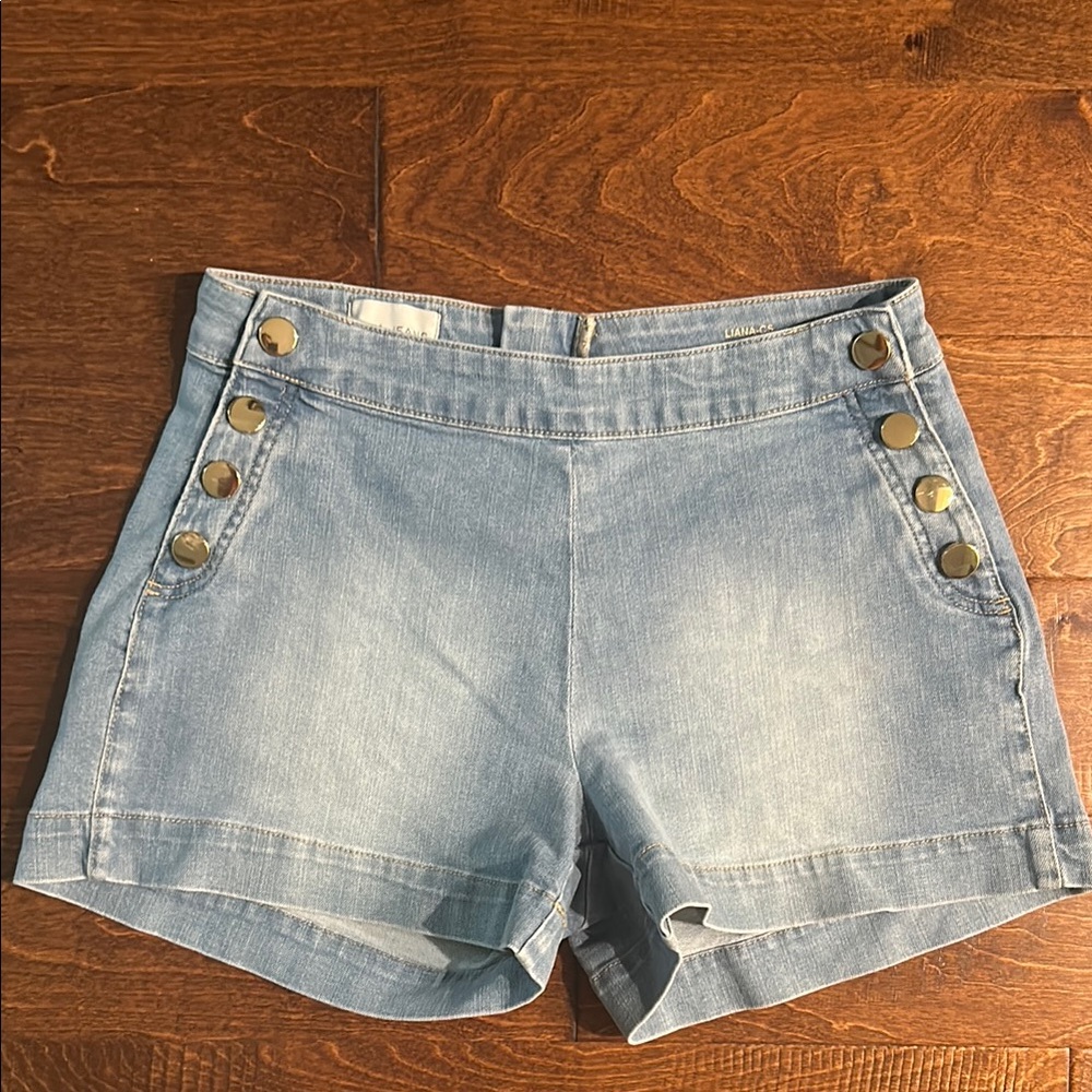 Lola Liana CS high rise denim jean shorts 27